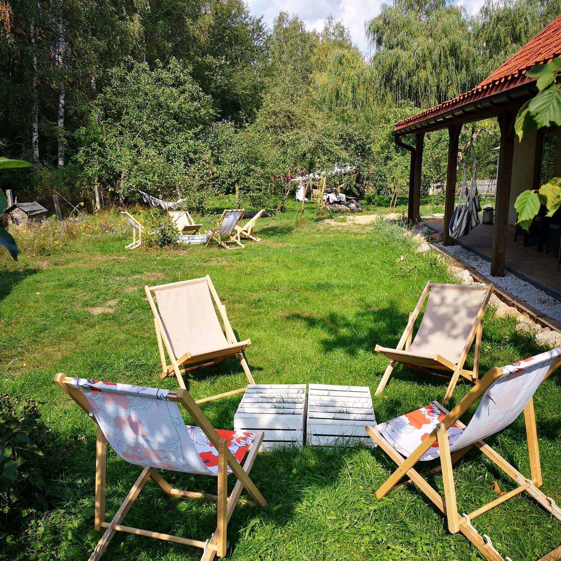 Ferienwohnung Siedlisko Przystanek Szczescie Piasutno Exterior foto